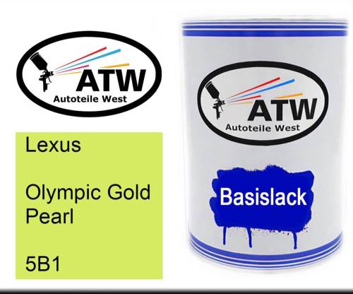 Lexus, Olympic Gold Pearl, 5B1: 500ml Lackdose, von ATW Autoteile West.